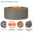 AEGEAN 36" Round Steel Propane or Natural Gas Fire Pit Table by Real Flame-83911008