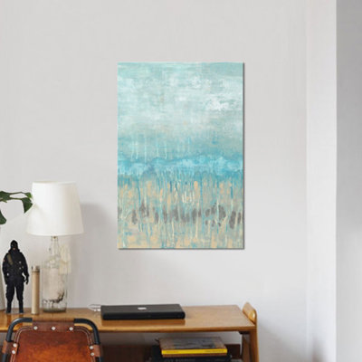 « littoral abstraction i », reproduction d’art sur toile