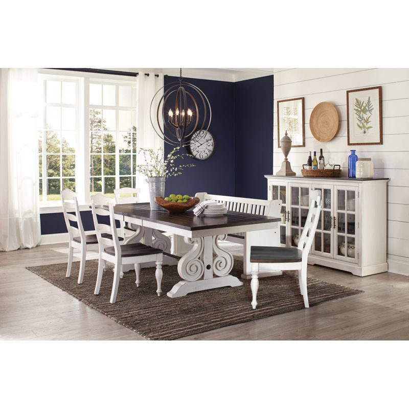 Villepinte Trestle Dining Set