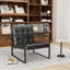 Chaise d'appoint moderne rembourrée pour chambre à coucher, salon et bureau