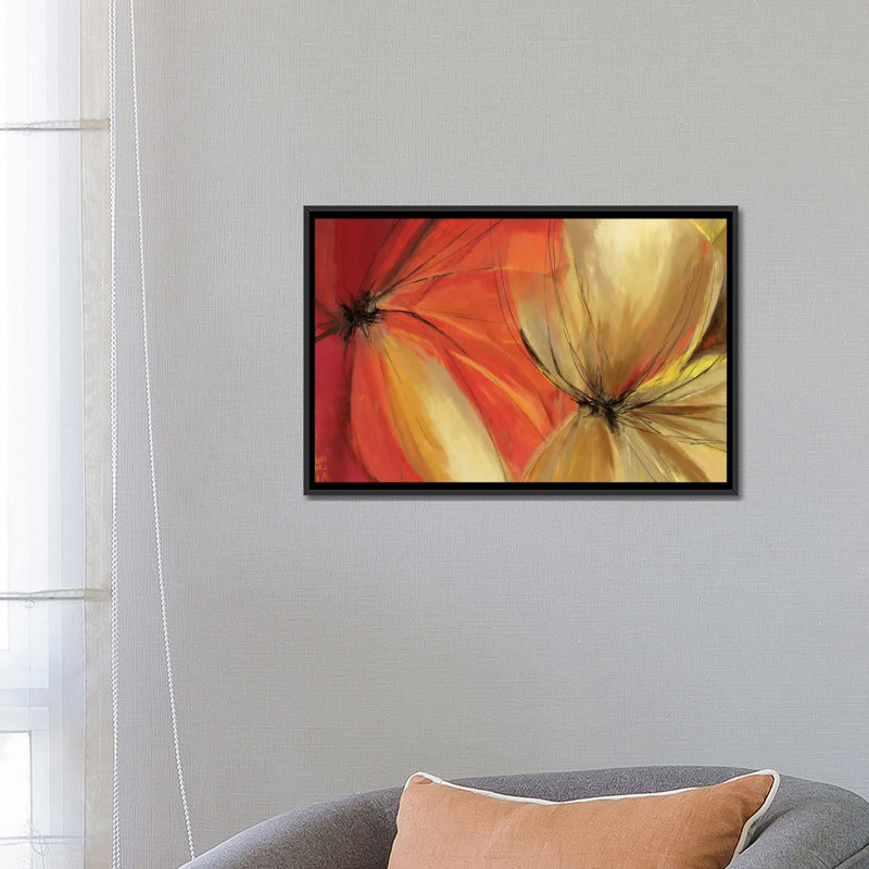 « sharing the spotlight », impression sur toile, H 18 po x l 26 po x P 1,5 po, Toile avec cadre noir, Pas de tapis
