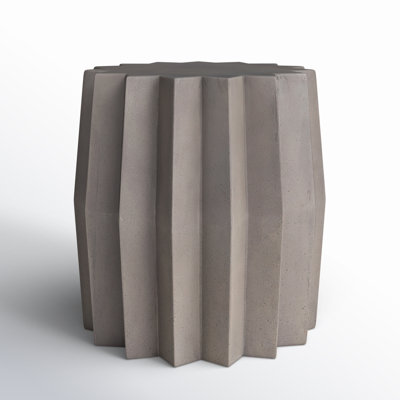 Donlon Outdoor Concrete Side Table by Joss & Main