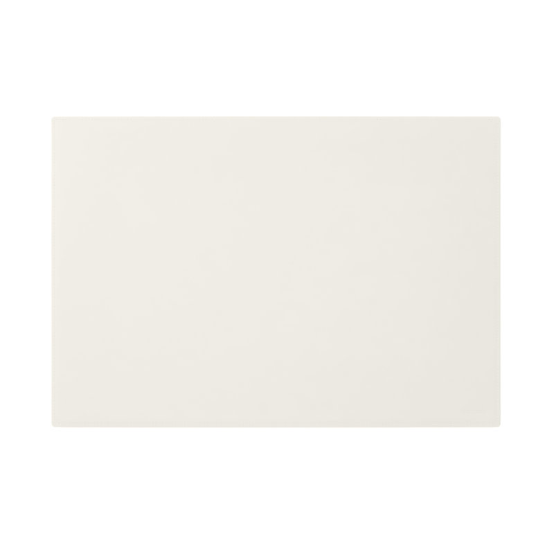 Mercurio Leather / Faux Leather Desk Pad, White