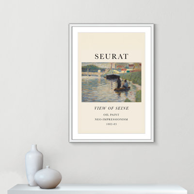 View Of Seine by Georges Seurat