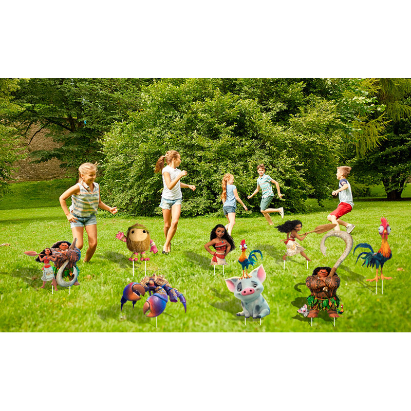 Enseignes Moana avec piquets