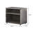 Nightstand w/USB, Aluminum
