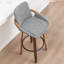 Swivel Upholstered Counter Stool-524958410-524958411