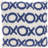 Casual Tufted XOXO Square Cotton Pillow Cover & Insert-1586652384