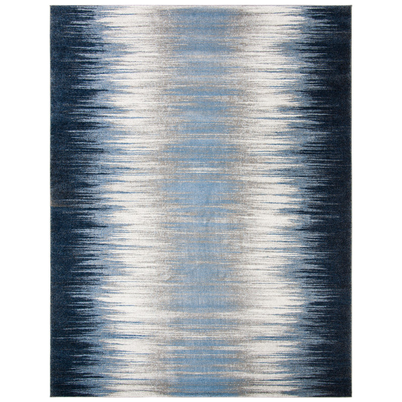 Tapis abstrait Prue Performance, Rectangle 8 pi x 10 pi