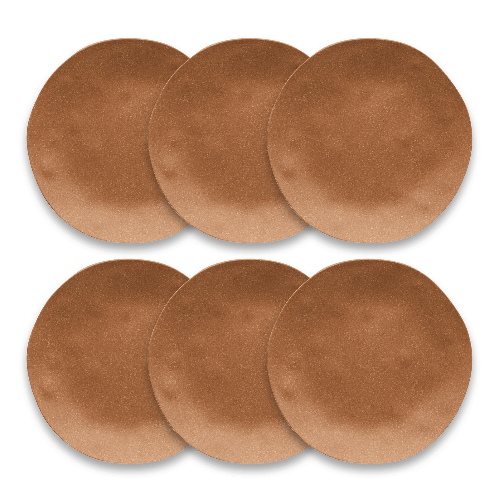Laya Melamine Dinner Plate, Brown