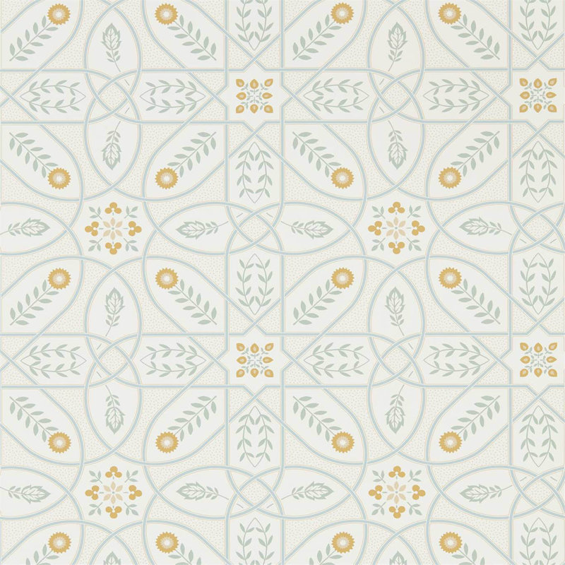 Brophy Trellis Wallpaper, Ivory Sage