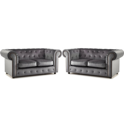 Aaron 2 - Piece Velvet Sofa Set