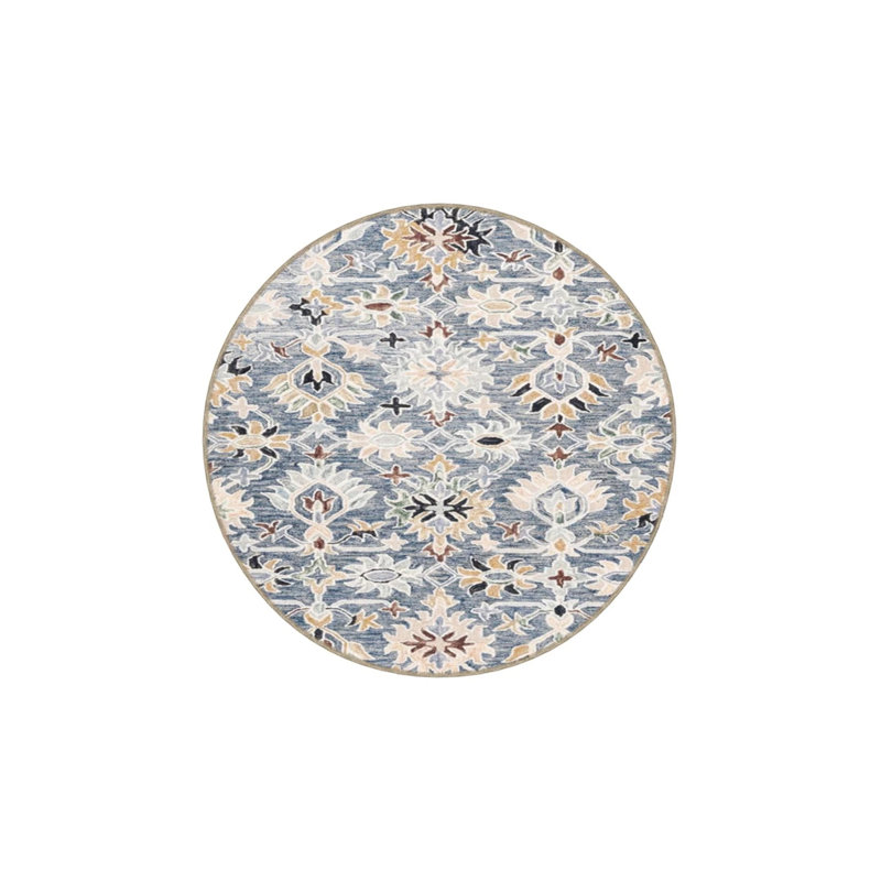 White Themed Floral Patterned Decorative And Woven Based Washable Carpet, Runner 2'6" x 9'11"
