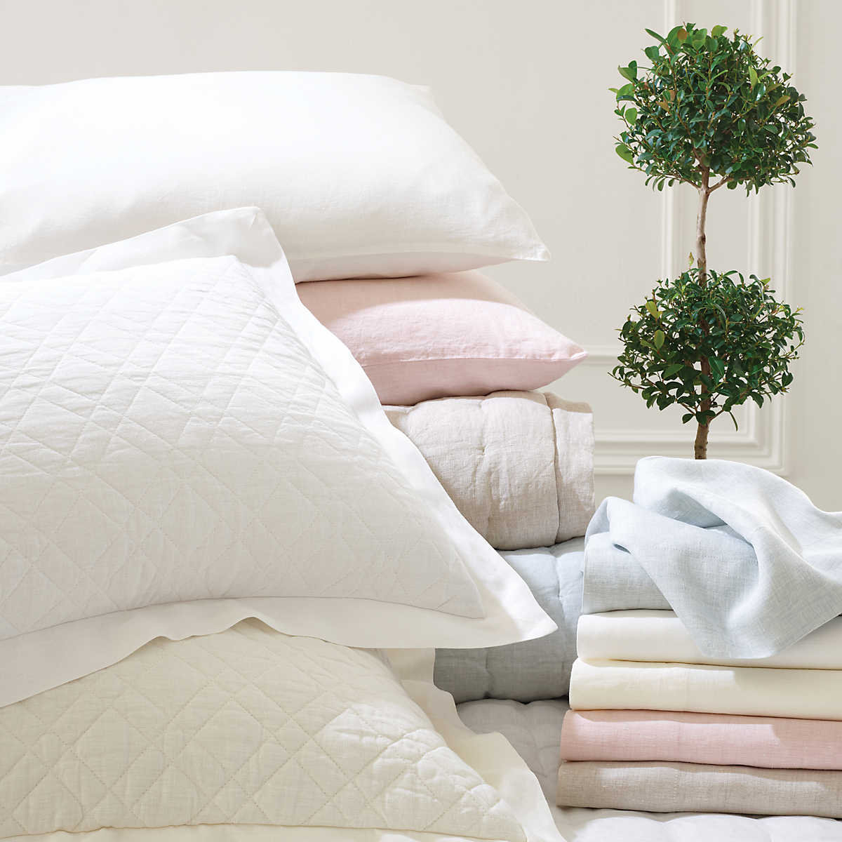 Lush Linen Duvet Cover Set, King Duvet Cover, Natural