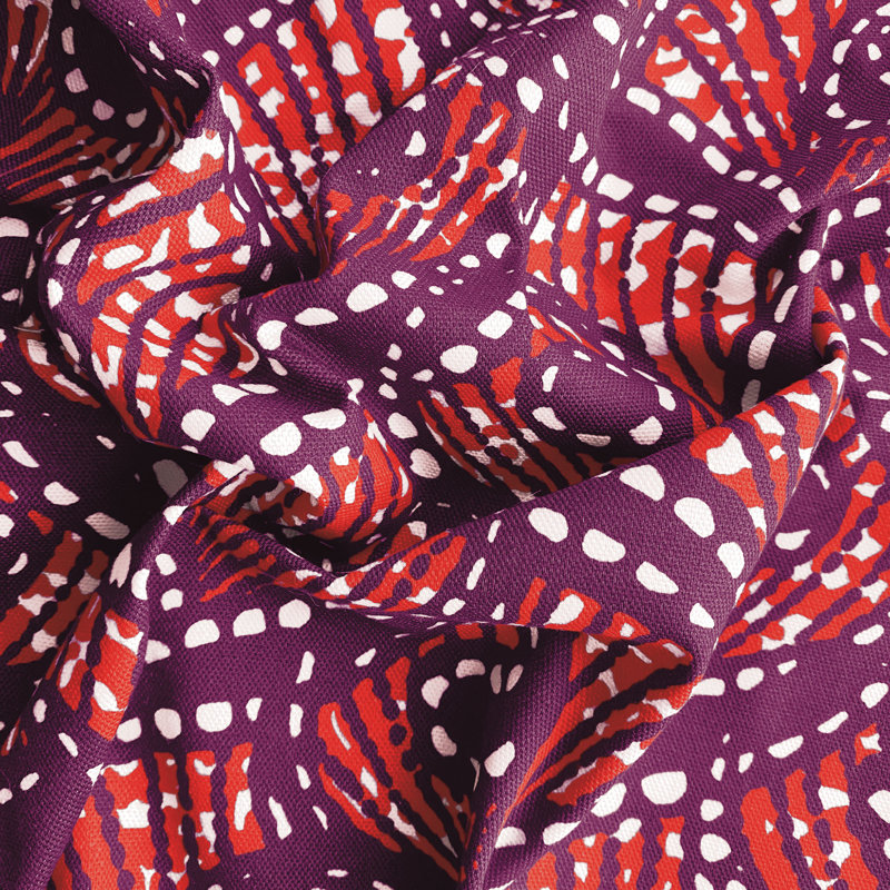 Janika Merlot Fabric