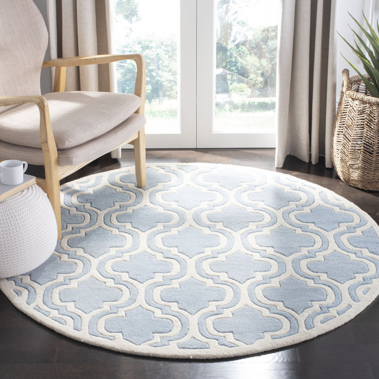 Carolene Hand Tufted Wool Geometric Rug