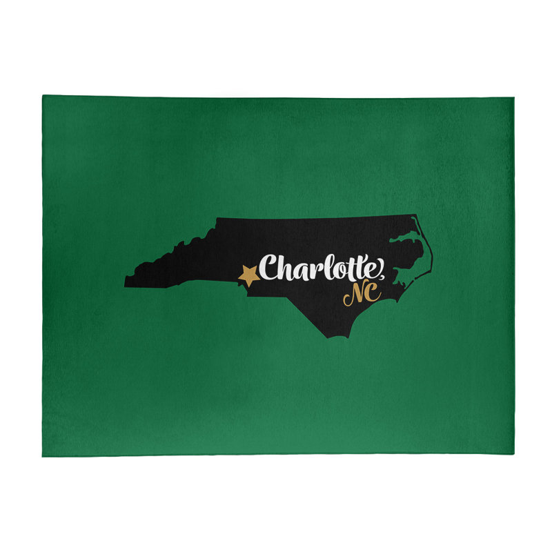 Tapis en poly-caroline des sports north caroline, Rectangle 9 pi x 12 pi