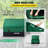 VEVOR Outdoor Storage Box, Waterproof PE Tarpaulin Deck Box W/Galvanized Frame-127349718