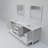 80 " W Freestanding Standard Free Standing 2 Double Vanity Bathroom Vanity With Top with Mirror-66637711-112957601