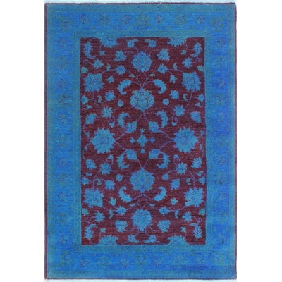 Madray One-of-a-Kind 4' X 5'11" Wool Area Rug in Blue
