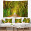 Tapisserie «Forest Fall Greenery and Road»-28507451