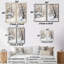 «Winter Forest Snow Charm Landscape», art mural sur toile blanc traditionnel-1009701271-1009701264-1009701266