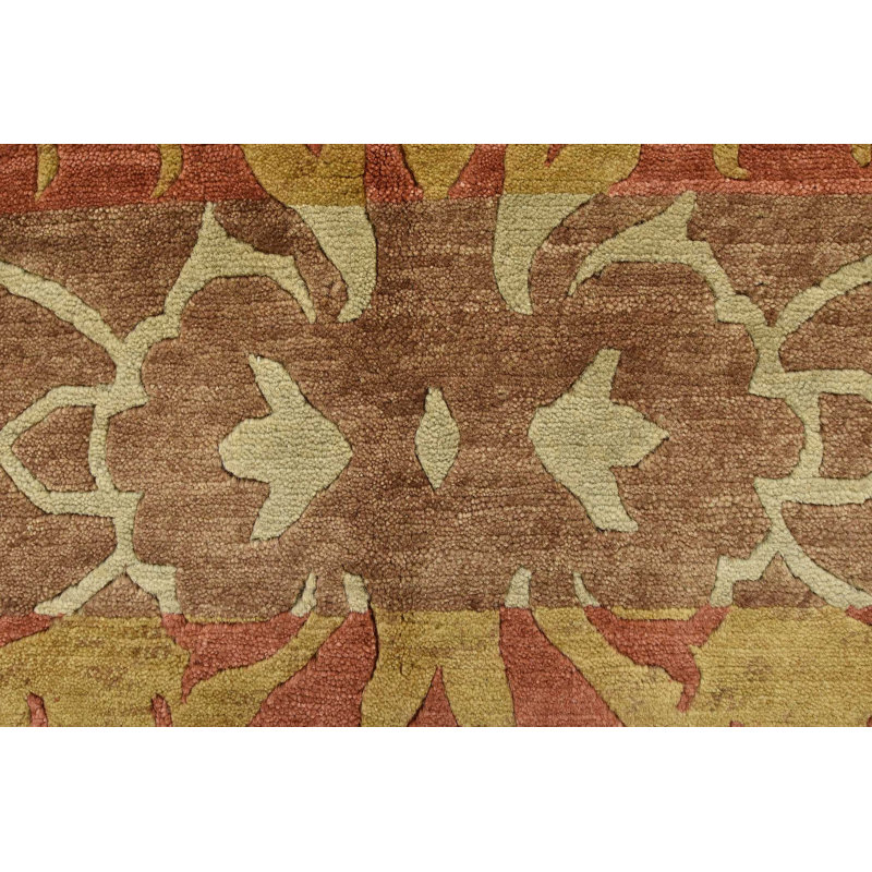 One-of-a-Kind 9' X 12' New Age Wool Area Rug in Multicolor