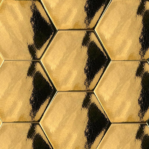 Midas 4.5" x 5" Glossy Ceramic Wall Tile