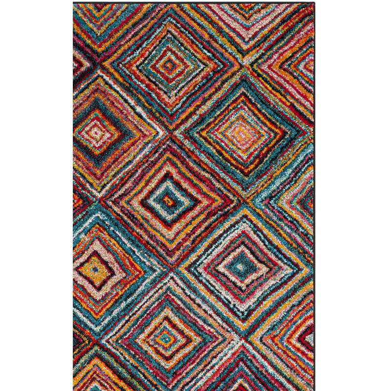Miley Performance Geometric Rug, Rectangle 6'7" x 9'