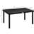 6 Outdoor Dining Table By , Rectangular, Aluminum Legs, Black Waterproof, For Patio Entertainment Rectangular 6, Metal Waterproof , Charming Moment
