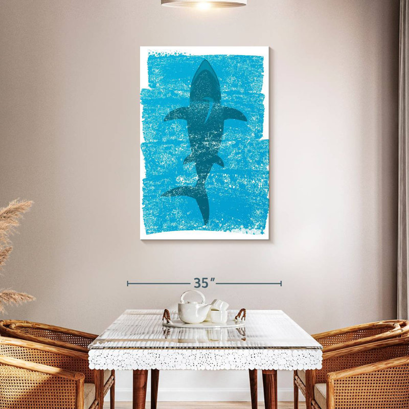 Brampt Simple Shark, 45" H x 30" W