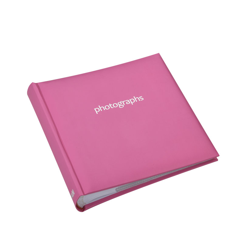 Cardboard / Paper / Plastic Album, Pink