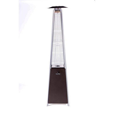 Chauffe-terrasse bronze bronze