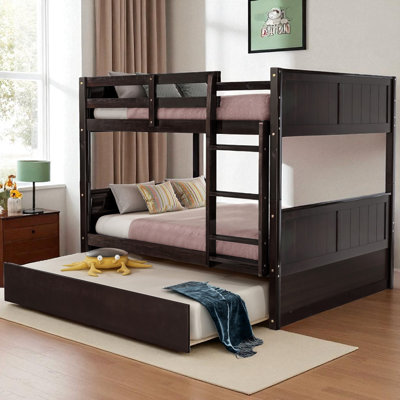 Full Over Full Bunk Bed With Trundle