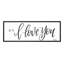 P.S. «I Love You», impression d'art textuel panoramique-52522613-52522618