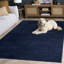 Tapis d'intérieur bleu marine Arneshia-488297119