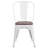 Kewaunee Metal Stackable Chair with Wood Seat-1921678926