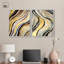 Ensemble de 2 décorations murales boho Godeed Geode Glam par Art Remedy, cadre blanc, 20 x 24-2053245730-2053245753