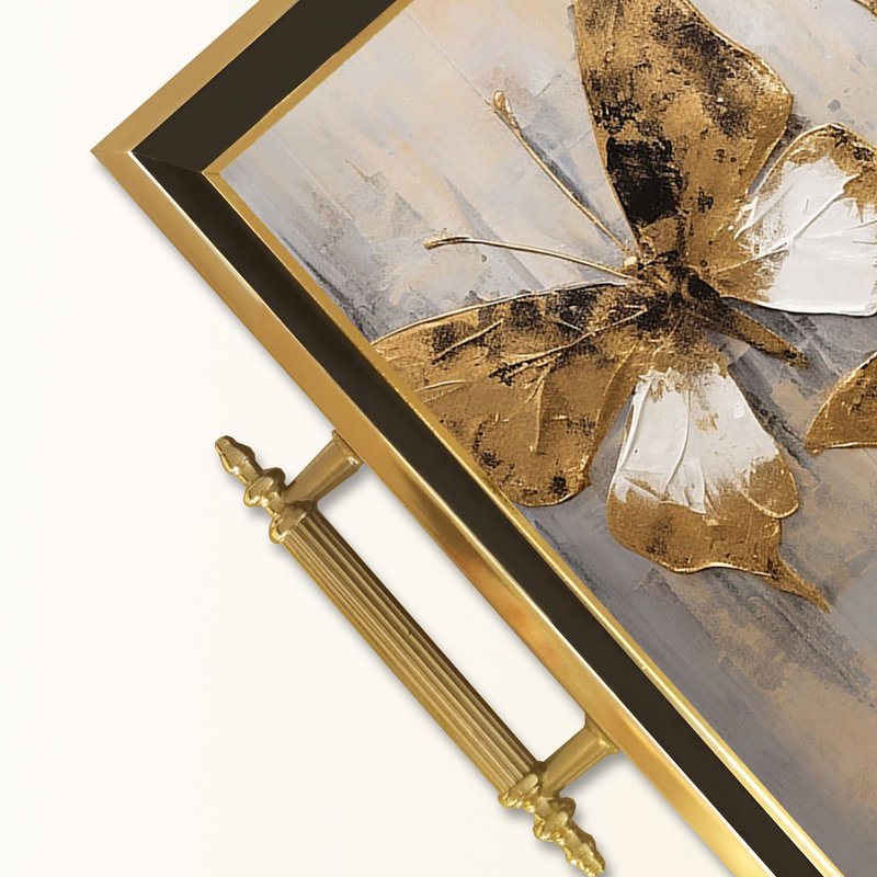 Élégant plateau en verre de 19,7 po x 11,4 po x 1,4 po | Fabrication 100% verre durable | Facile à nettoyer avec un chiffon humide | Idéal pour le service, la présentation décorative et l'organisation | Ajout élégant à la décoration intérieure