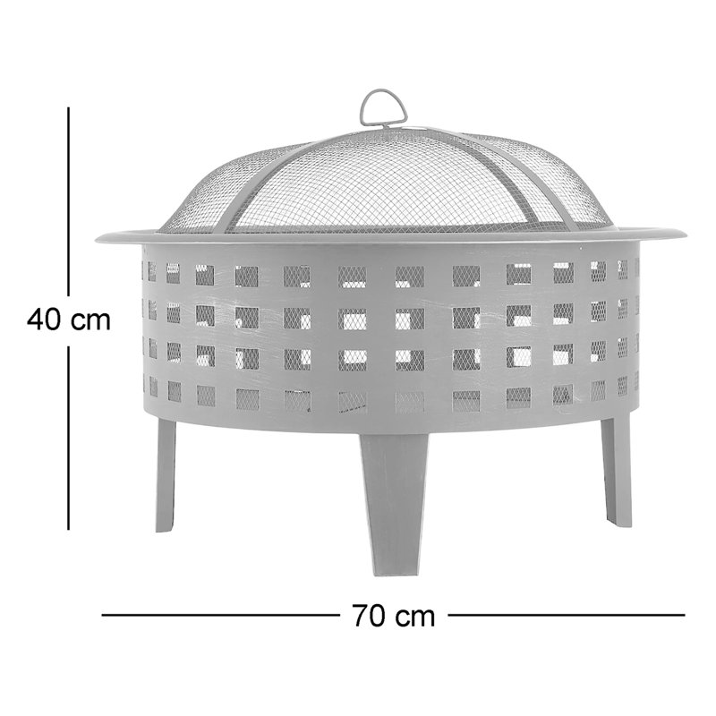 Round Steel Smokeless Fire Pit