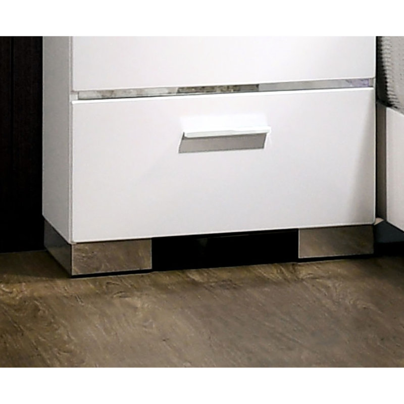 Table de chevet Contemporary, Blanc