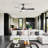 Damecia 52'' Modern Ceiling Fan With Led Light And Remote Control Dc Motor-377536295