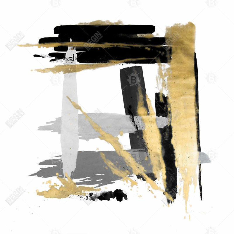 «Brush Strokes» sur toile