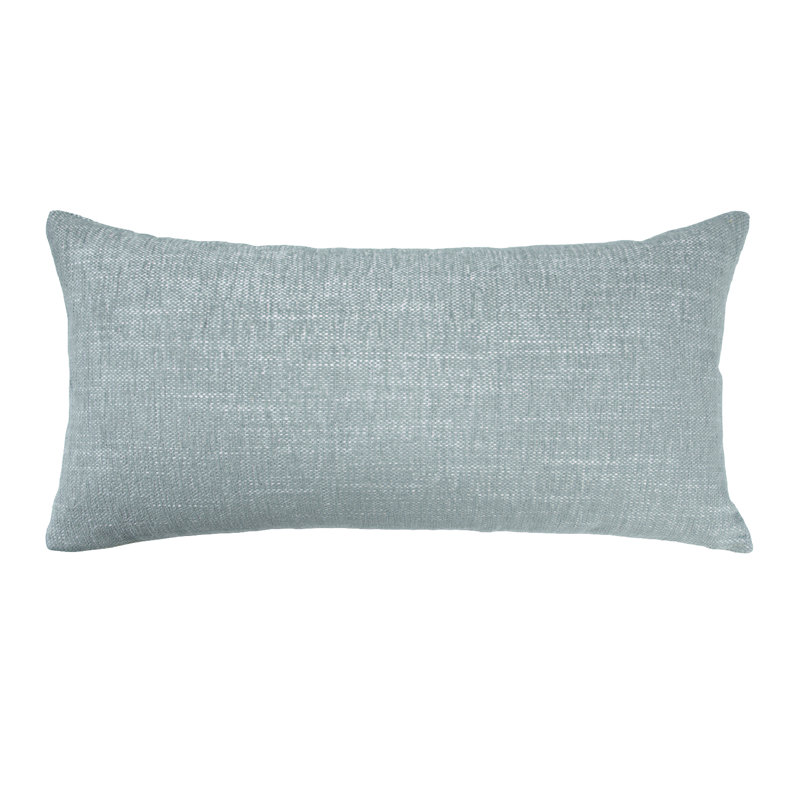 Legato Lumbar Indoor/Outdoor Pillow Cover & Insert, Shell, Rectangle 9" H x 19" W