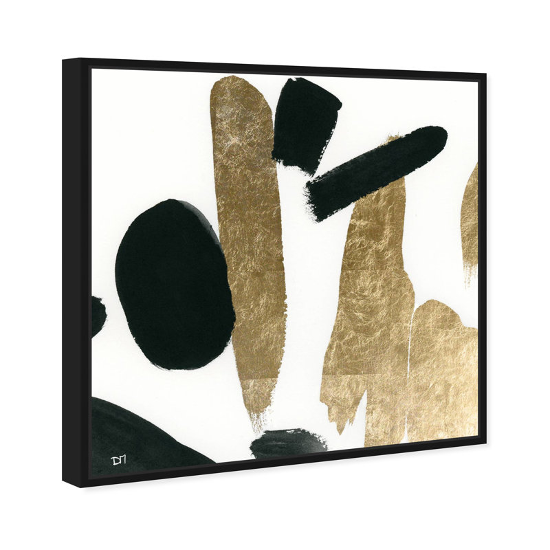 « big gold », reproduction d’impression sur toile enroulée, Cadre noir, H 12 po x l 12 po