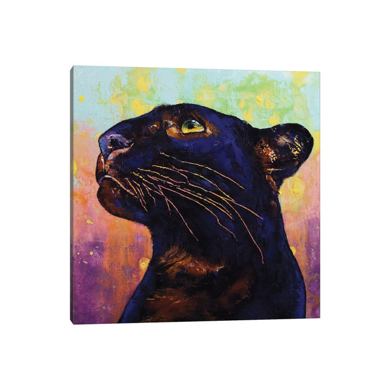 Panther by Michael Creese - Wrapped Canvas Painting, 45.72 cm H x 45.72 cm W