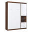 Lit escamotable mural Murphy avec armoire, blanc-1693824408