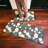 Wandle Geometric Water Resistant Anti Fatigue Non-Skid Kitchen Mat