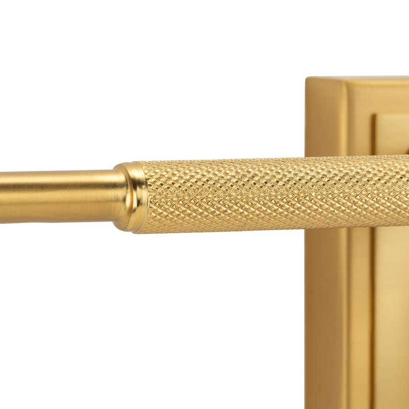 Brushed Gold 3-Light Vanity with Opal Glass Shades