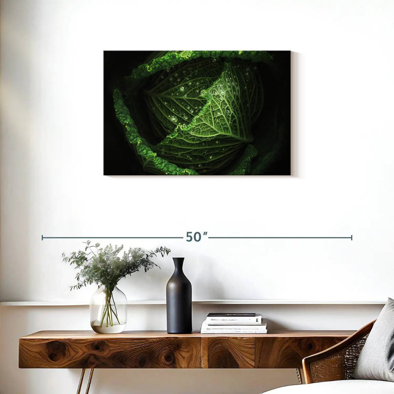 Yarlin Cabbage, 20" H x 30" W